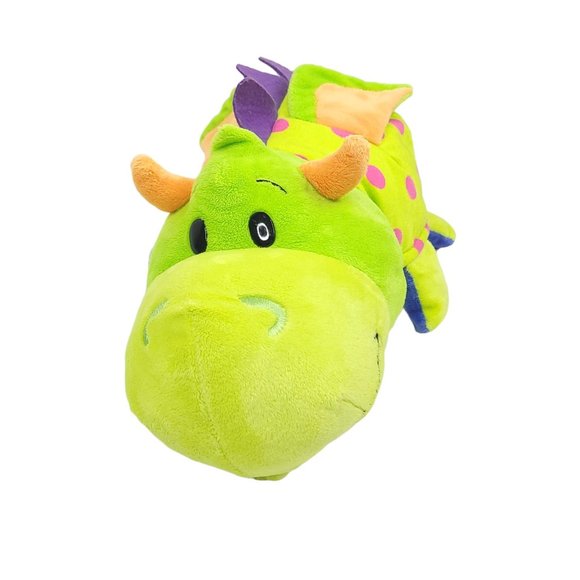 Jay At Play FlipaZoo Persephone Unicorn Imogen Dragon 2 In 1 Plush Stuffed Toy - Picture 10 of 14